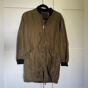Long Bomber Jacket